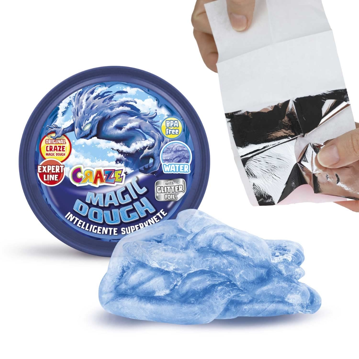 Craze Expert Elements Assorted Magic Dough Unisex, 8-10 Years