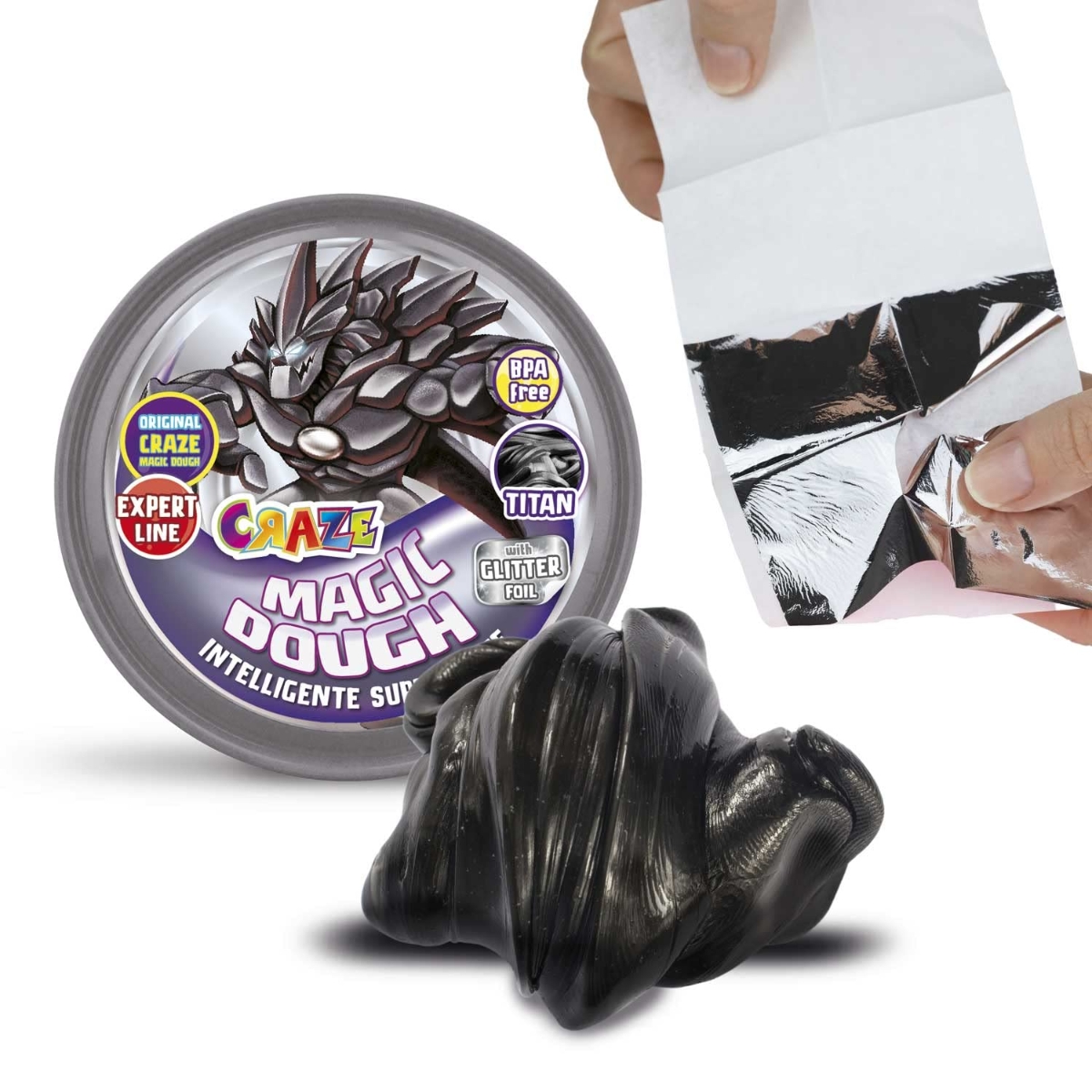 Craze Expert Elements Assorted Magic Dough Unisex, 8-10 Years
