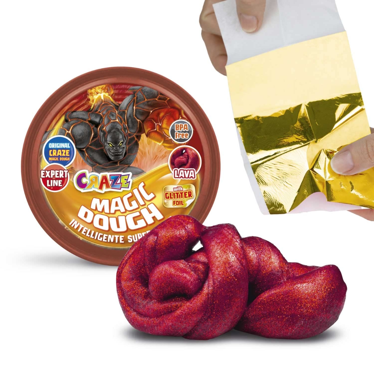 Craze Expert Elements Assorted Magic Dough Unisex, 8-10 Years