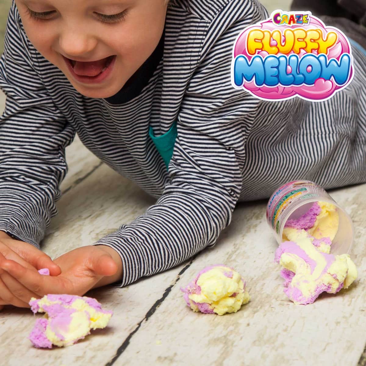 Craze Fluffy Mellow Assorted Modelling Clay Can Unisex, 5-7 Years
