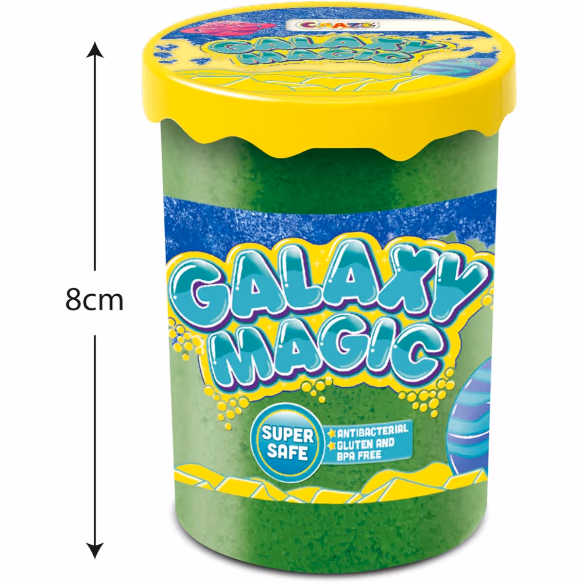 Craze Galaxy Magic Assorted Foamy Clay Can Unisex, 3-4 Years