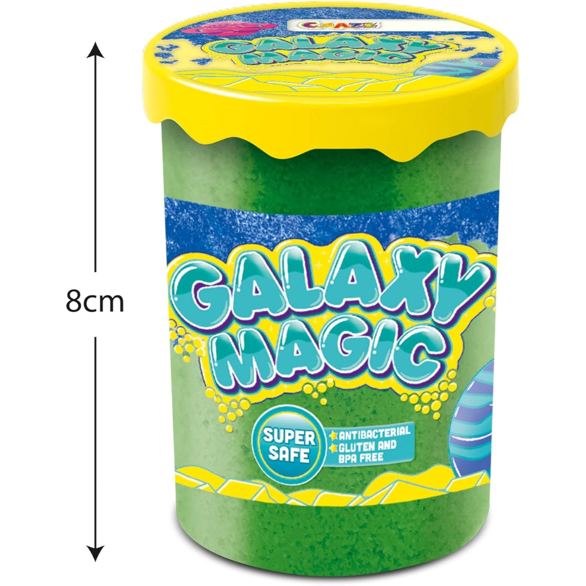 Craze Galaxy Magic Assorted Foamy Clay Can Unisex, 3-4 Years