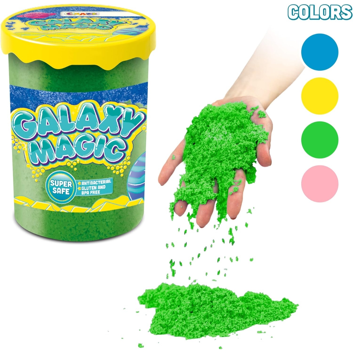 Craze Galaxy Magic Assorted Foamy Clay Can Unisex, 3-4 Years