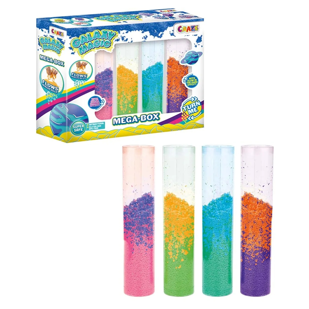Craze Galaxy Magic Mega Foamy Clay Box Unisex, 3-4 Years