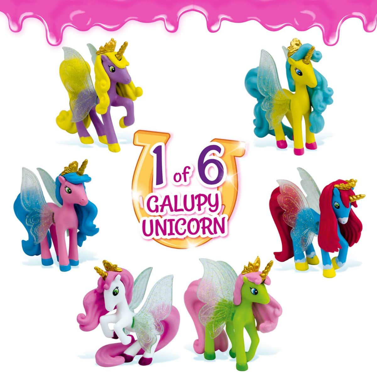 Craze Magic Slime Bag Surprise Galupy Unicorn Figure Girls, 3-4 Years