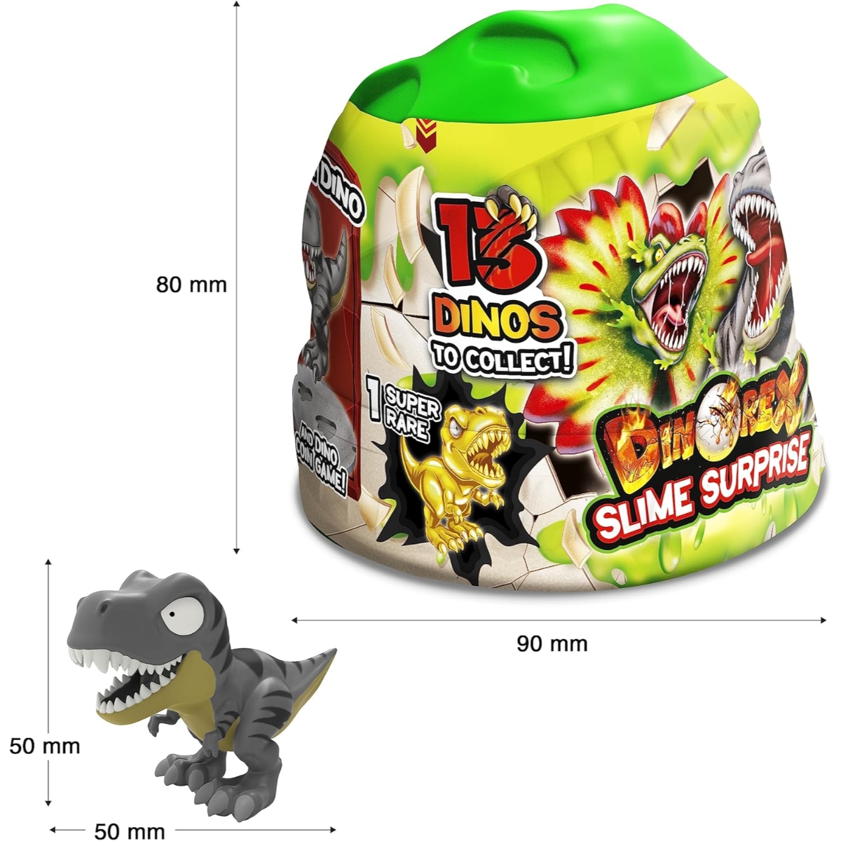 Craze Magic Slime Capsule Dino Surprise Figure Unisex, 3-4 Years