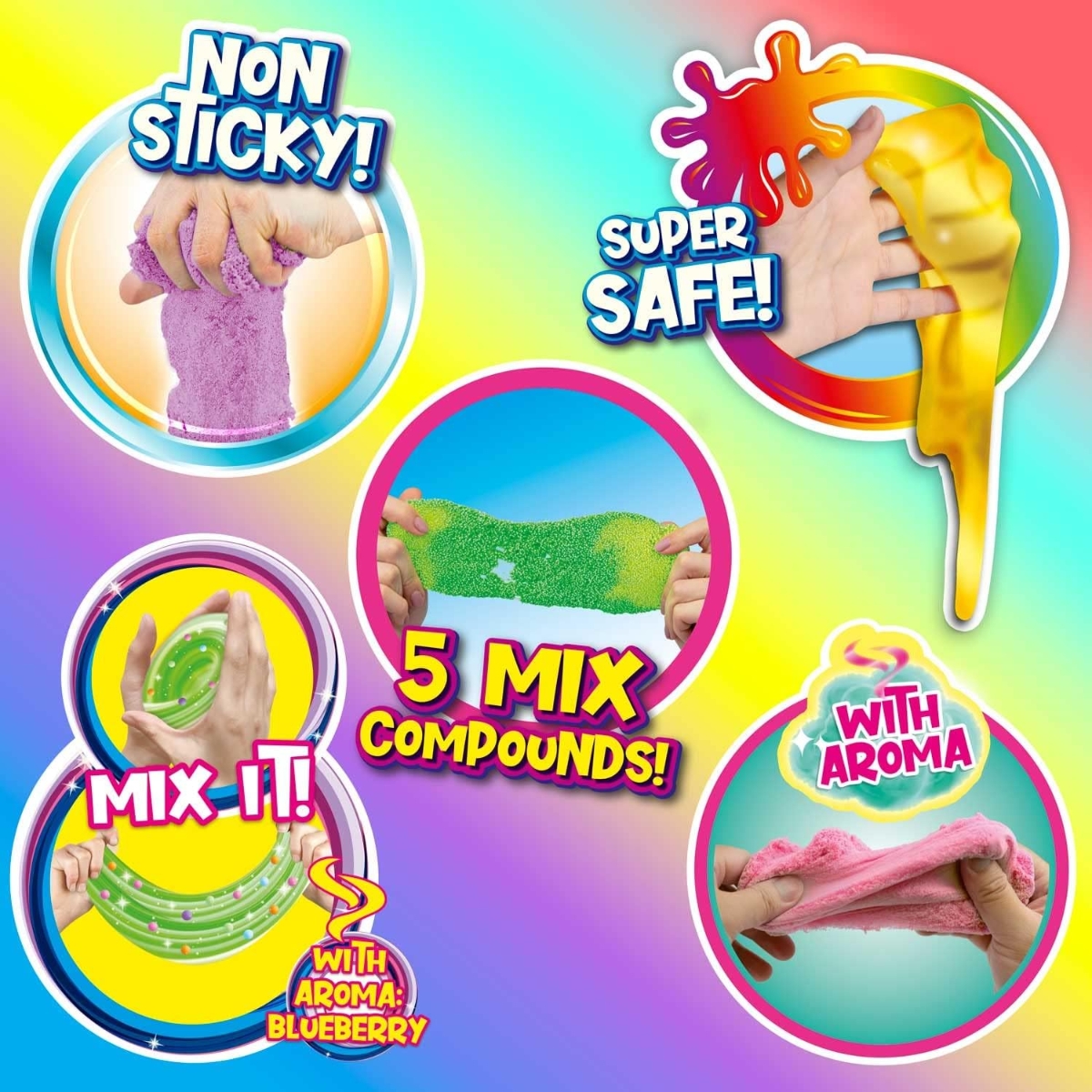 Craze Magic Slime Compound Mix Studio Kit Unisex, 3-4 Years