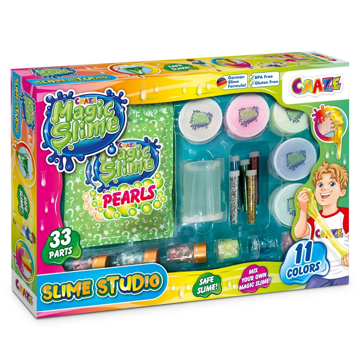 Craze Magic Slime Studio DIY Kit Unisex, 5-7 Years