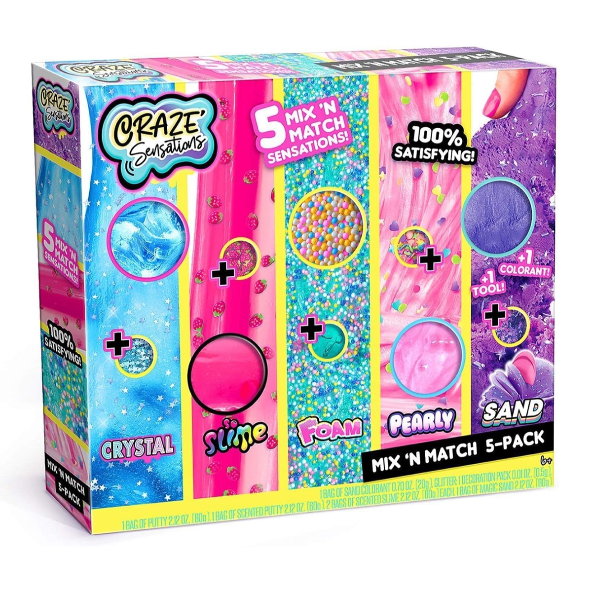 Craze Sensations 5 Styles Mix 'n Match Compound Kit Unisex, 5-7 Years