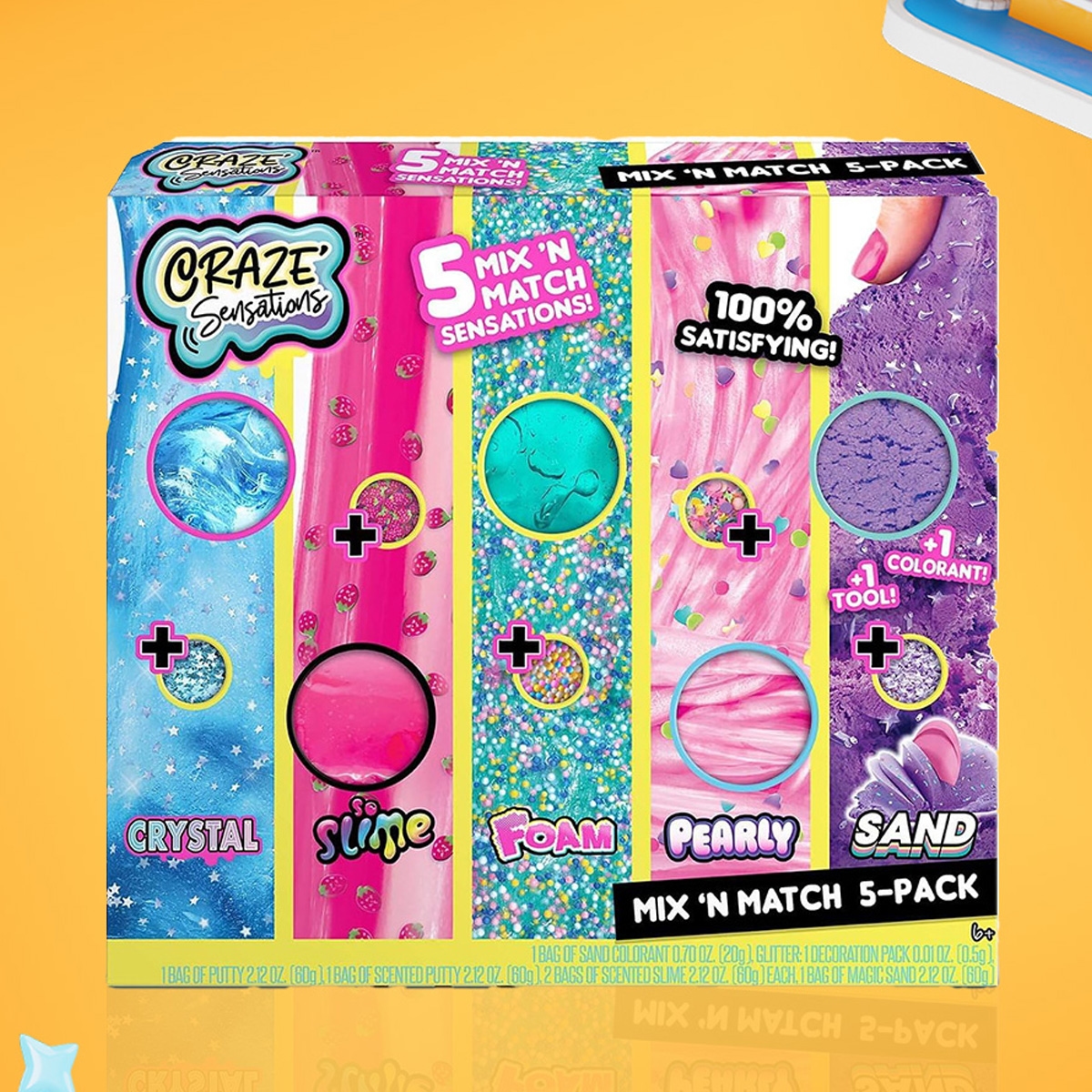 Craze Sensations 5 Styles Mix 'n Match Compound Kit Unisex, 5-7 Years