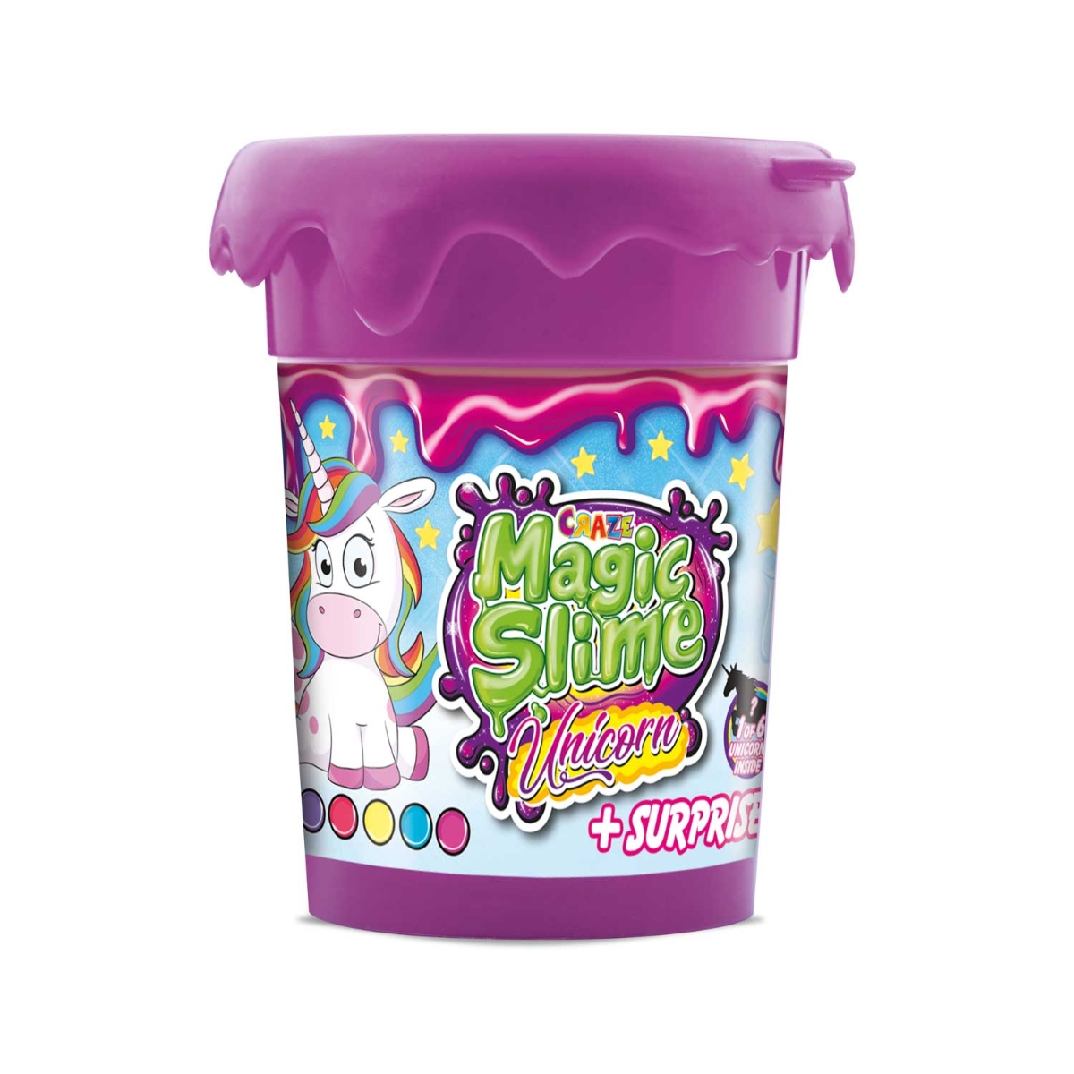 Craze Unicorn Surprise Assorted Magic Slime Unisex, 5-7 Years