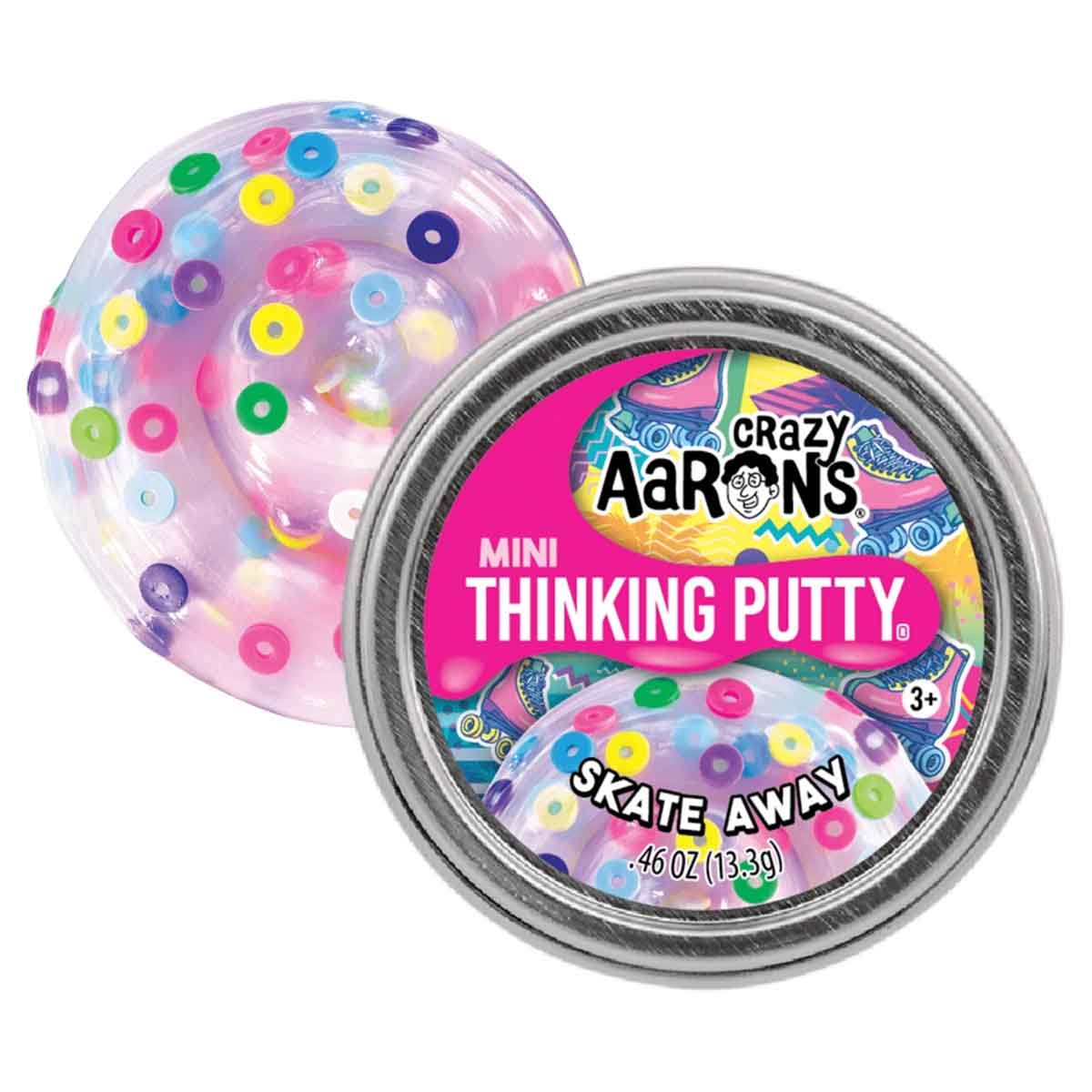 Crazy Aaron 2" Skate Away Mini Thinking Putty Unisex, 3-4 Years