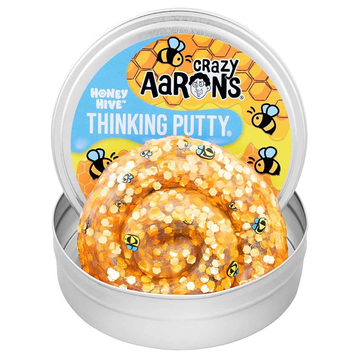 كريزي آرون معجون التفكير خلية العسل مقاس 4 انش للجنسين، 3-4 سنوات