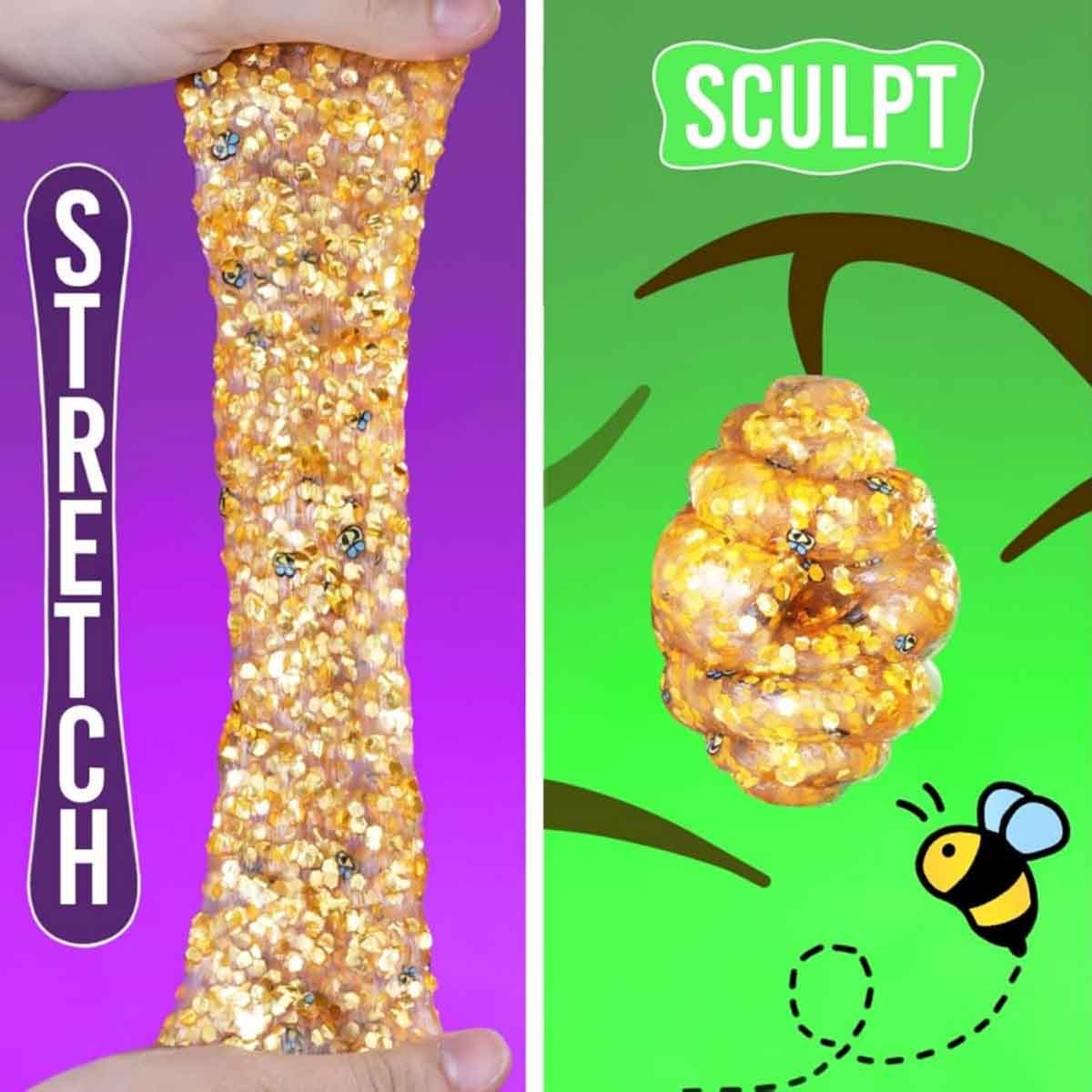 كريزي آرون معجون التفكير خلية العسل مقاس 4 انش للجنسين، 3-4 سنوات