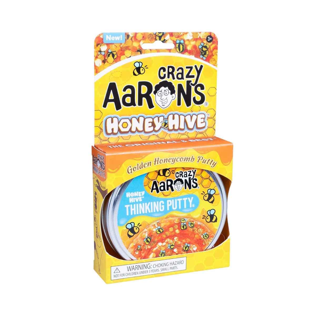 Crazy Aaron 4" Honey Hive Thinking Putty Unisex, 3-4 Years