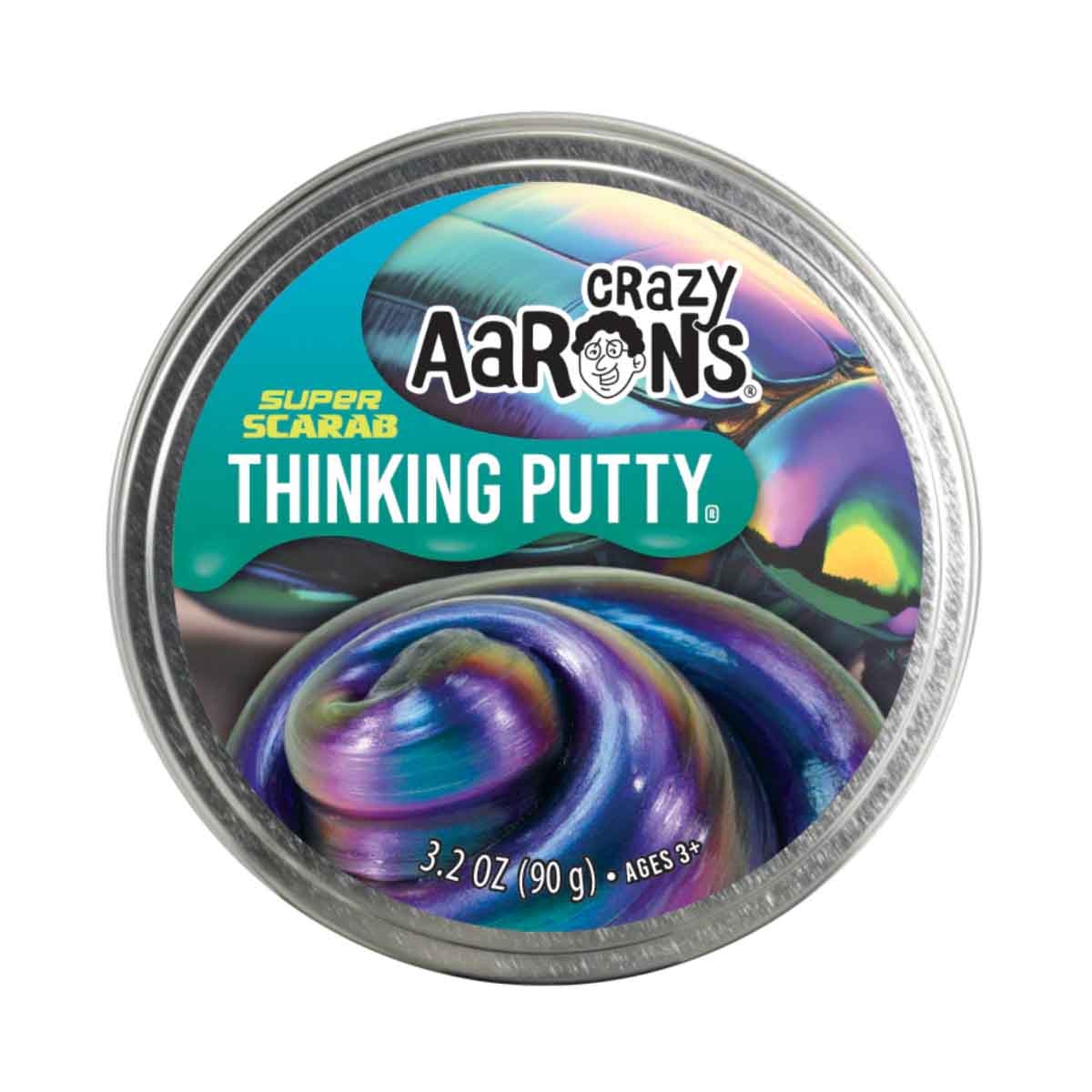 Crazy Aaron 4" Super Scarab Thinking Putty Unisex, 3-4 Years