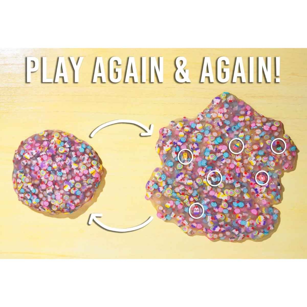 Crazy Aaron 4" Sweet Surprise Hide Inside! Thinking Putty Unisex, 3-4 Years