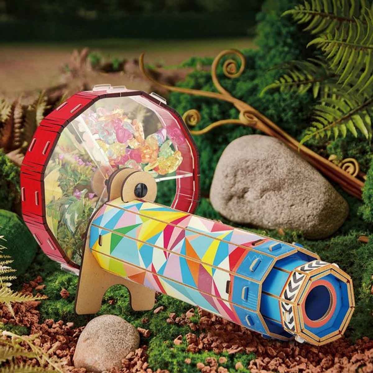 CubicFun National Geographic 3D Puzzle Kaleidoscope with Wheel Unisex, 5-7 Years
