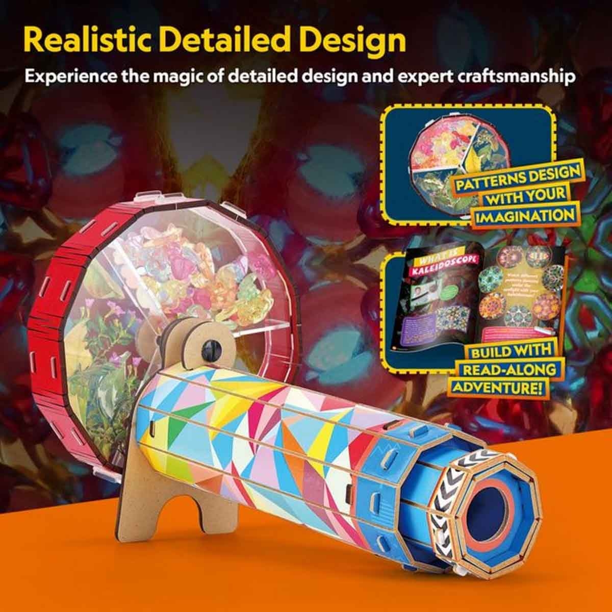 CubicFun National Geographic 3D Puzzle Kaleidoscope with Wheel Unisex, 5-7 Years