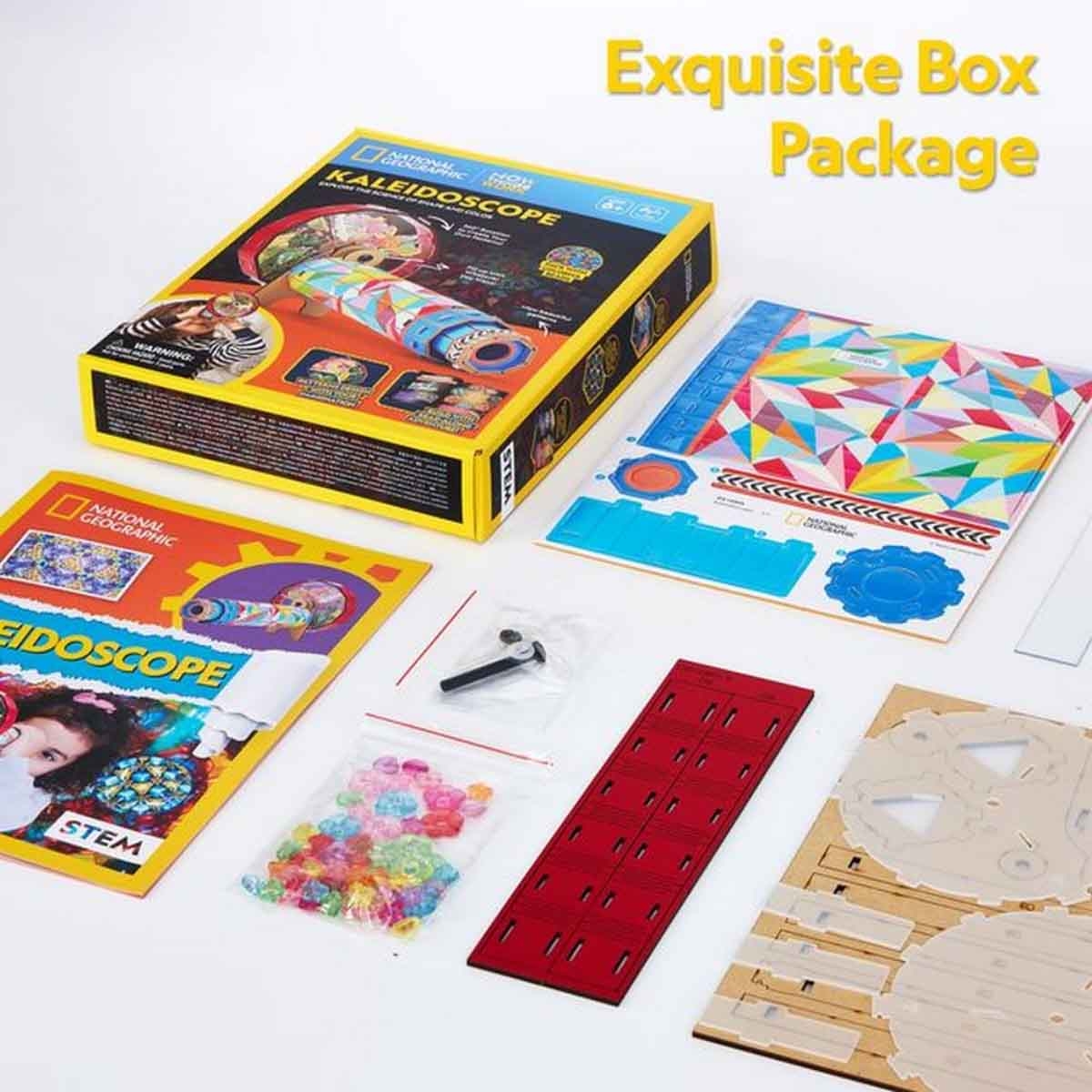 CubicFun National Geographic 3D Puzzle Kaleidoscope with Wheel Unisex, 5-7 Years