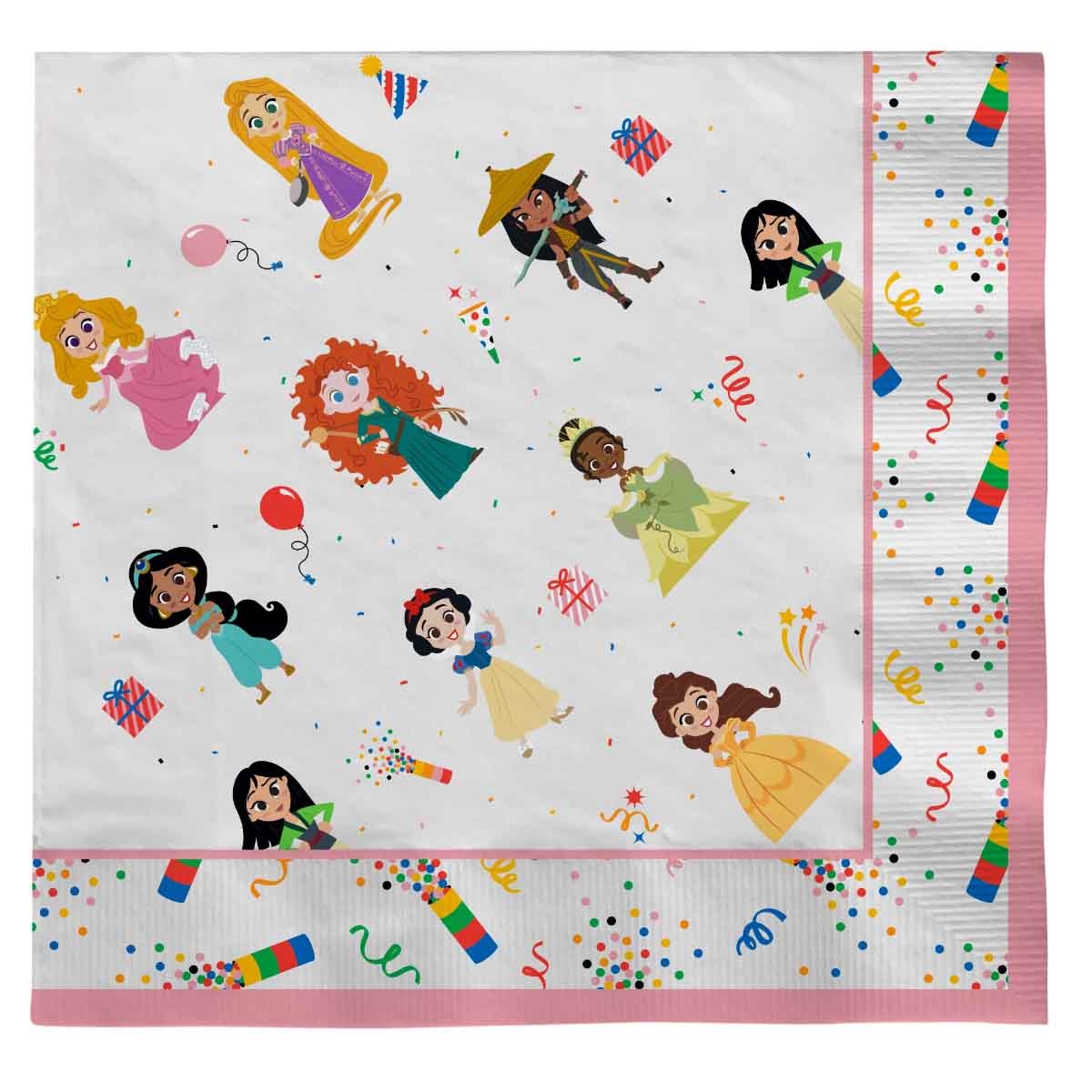 Disney Princess 16-Piece Cute Celebration D100 Lunch Napkins