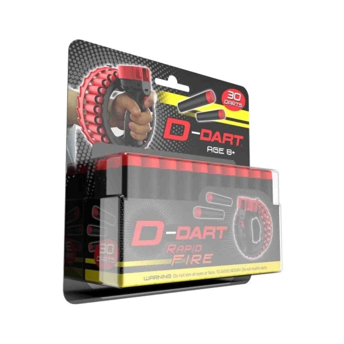 D-Dart Rapid Fire Darts Boys, 8-10 Years, Pack of 30