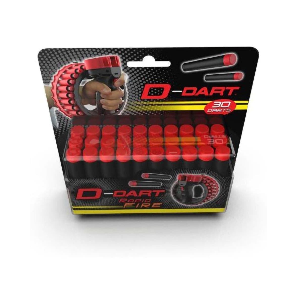 D-Dart Rapid Fire Darts Boys, 8-10 Years, Pack of 30
