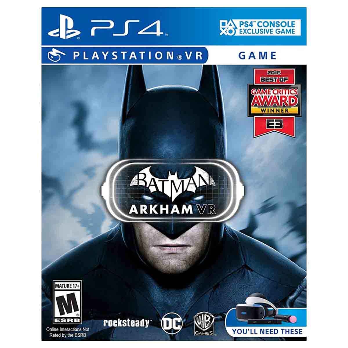 DC Batman: Arkham VR Action-Adventure Game for VR PS4
