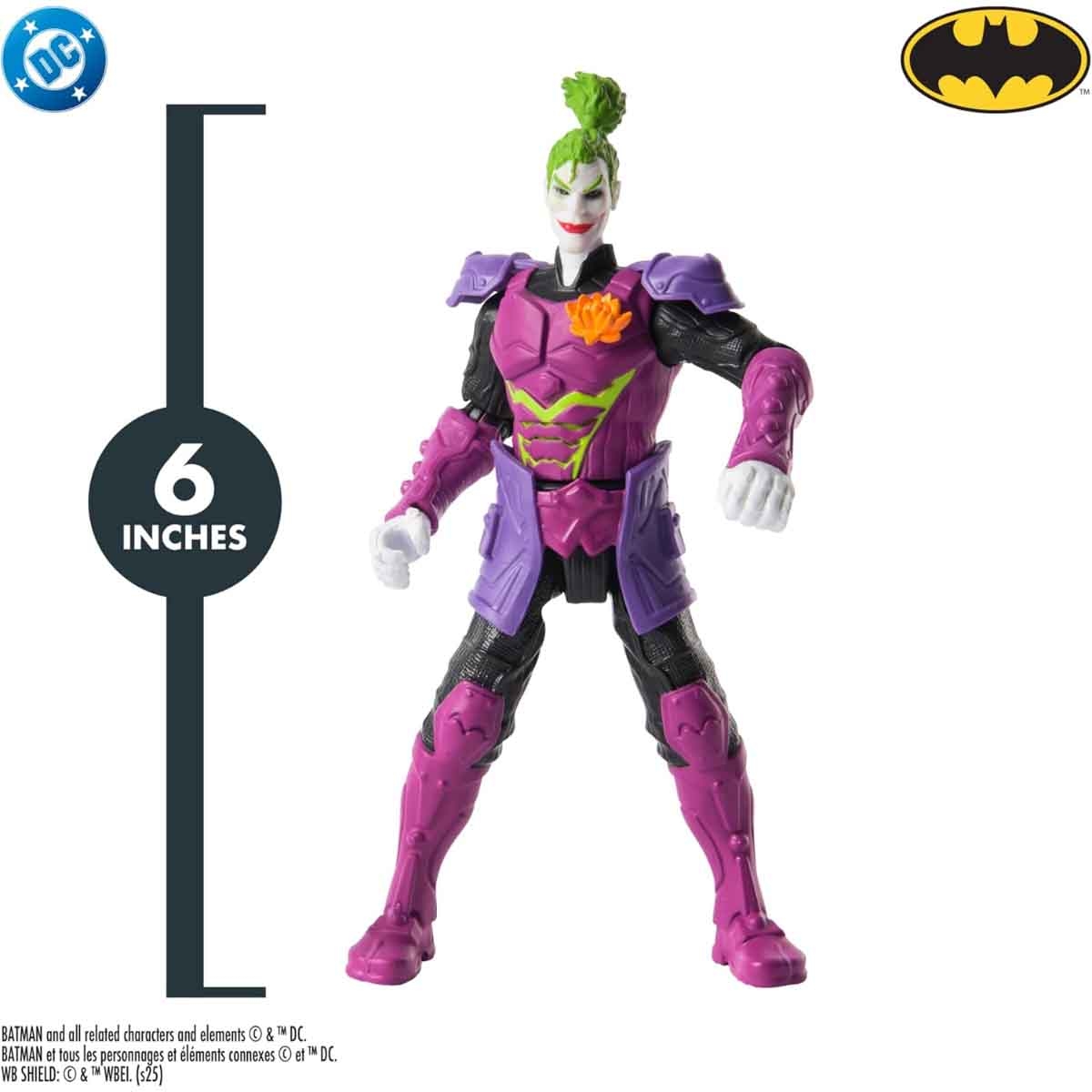 DC Comics Batman Battle Clash 6” Ninja Strike The Joker Action Figure Unisex, 3-4 Years