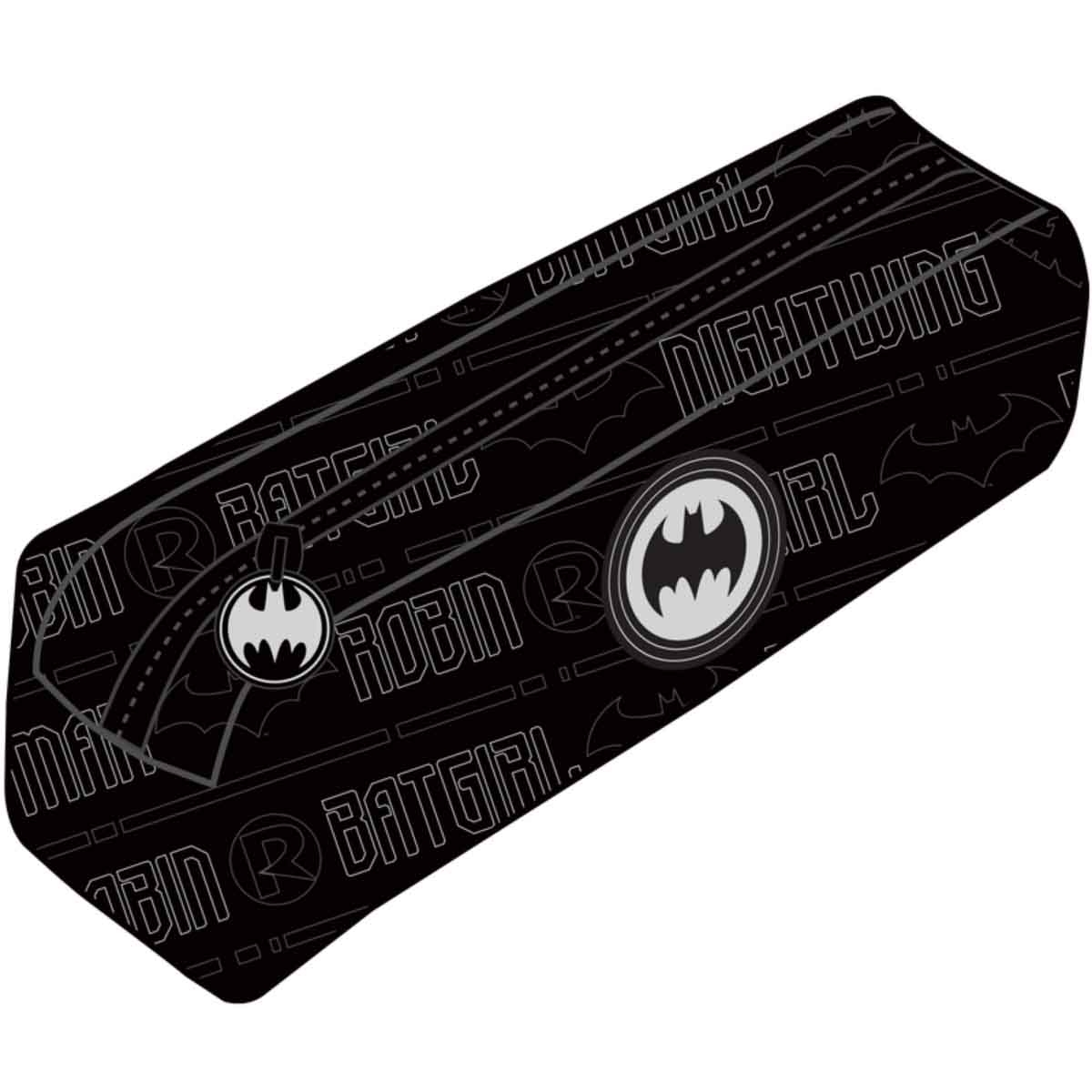 دي سي باتمان مجموعة حقيبة ظهر 4 في 1 مع مقلمة وحقيبة غداء وزجاجة