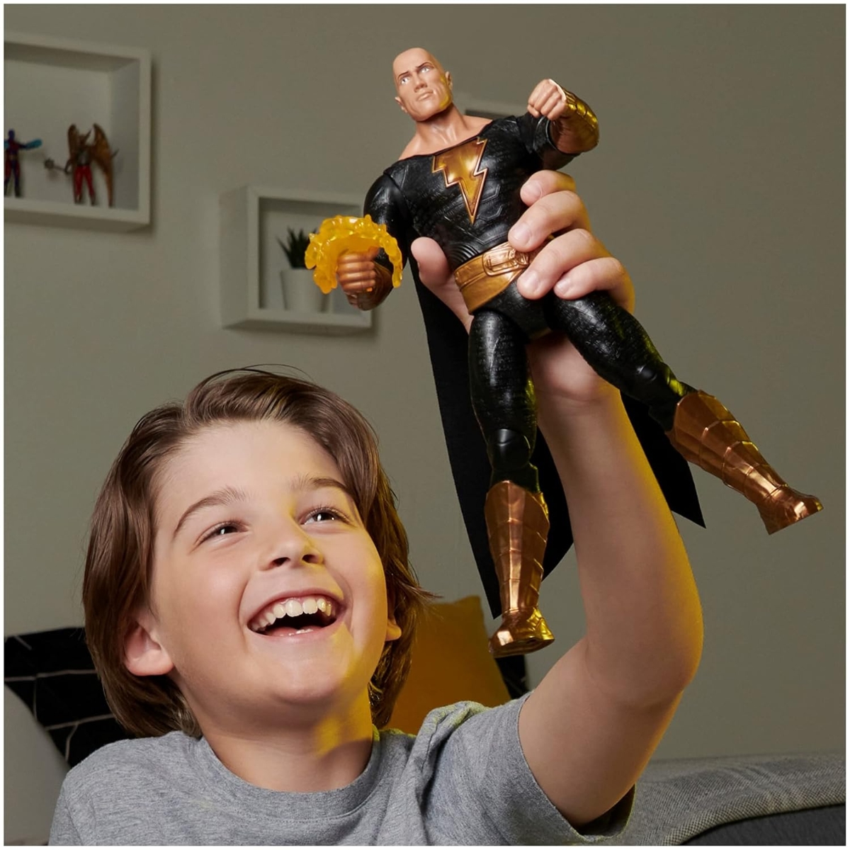 DC Comics 12" Black Adam Action Figure Unisex, 3-4 Years