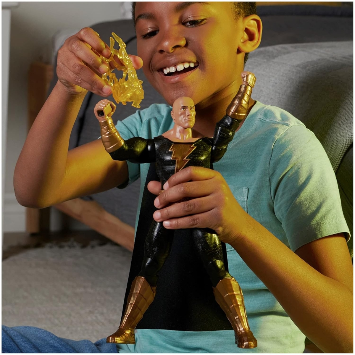DC Comics 12" Black Adam Action Figure Unisex, 3-4 Years