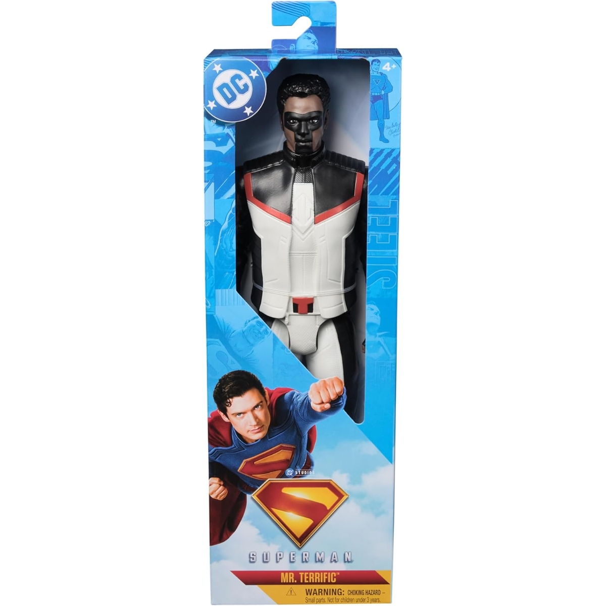 DC Comics 12" Superhero Mr. Terrific Action Figure Unisex, 5-7 Years