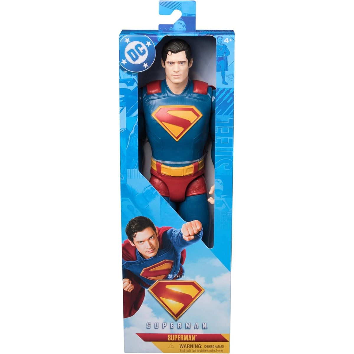 DC Comics 12" Superhero Superman Action Figure Unisex, 5-7 Years