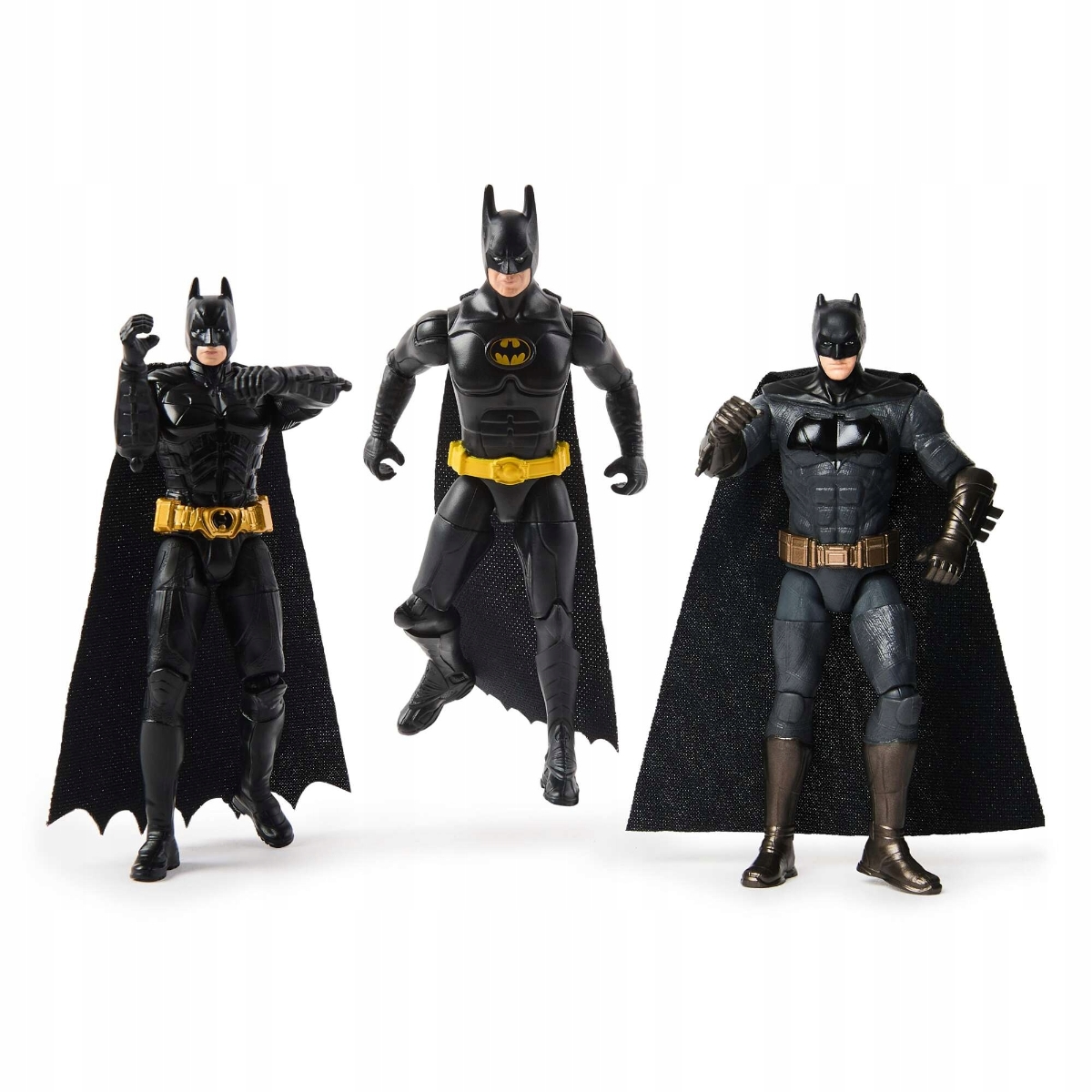 DC Comics 4″ 85th Special Edition Batman Action Figures Unisex, 3-4 Years, Pack of 3