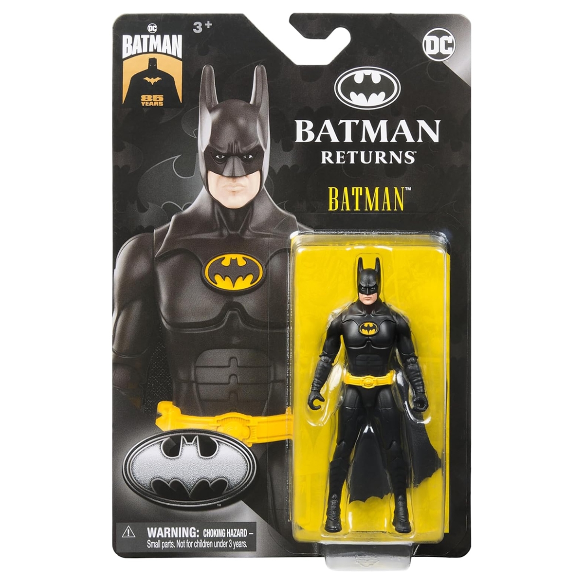 DC Comics 4″ Batman Returns Batman Action Figure Unisex, 3-4 Years