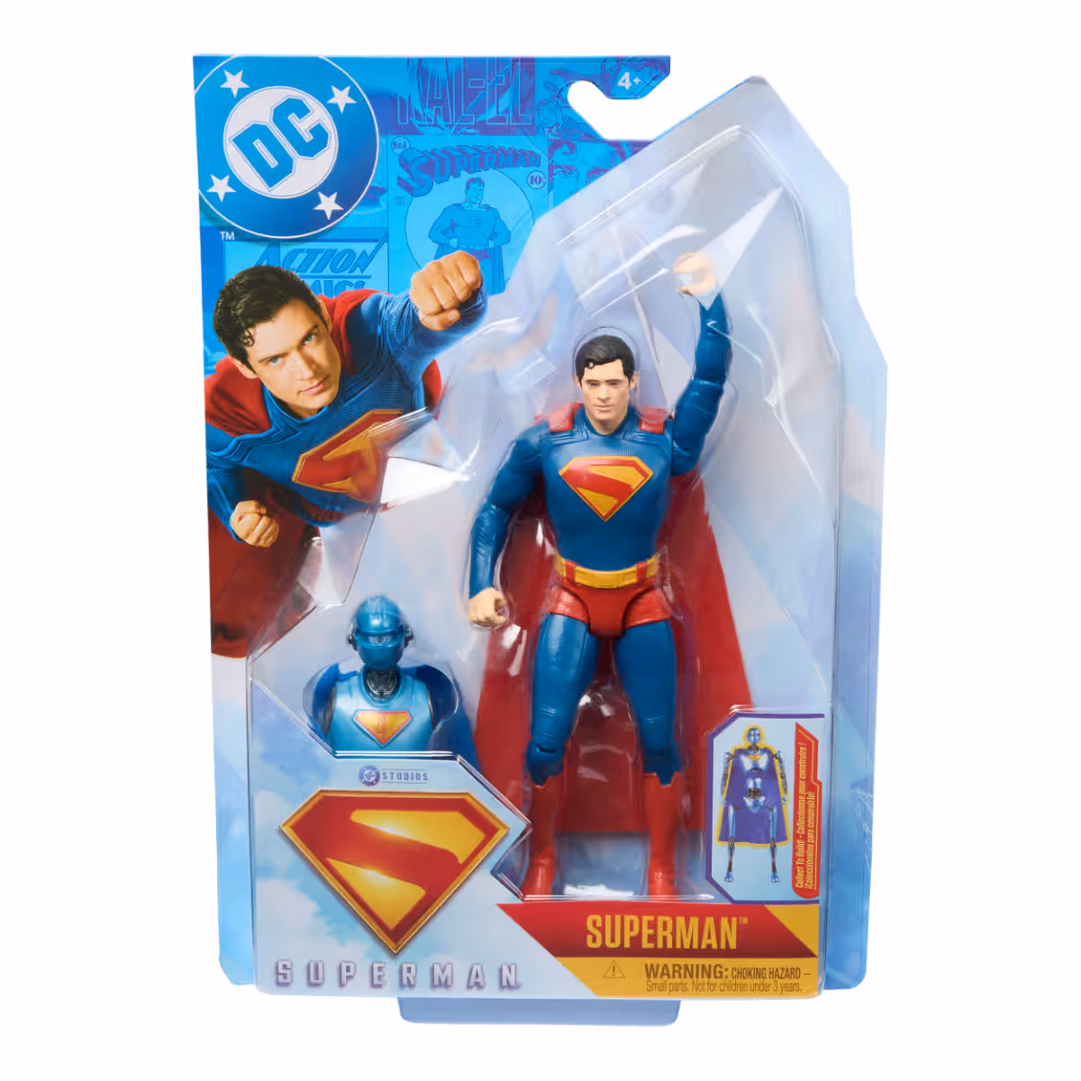 DC Comics 6" Superman Movie Collection Assorted Action Figure Unisex, 5-7 Years
