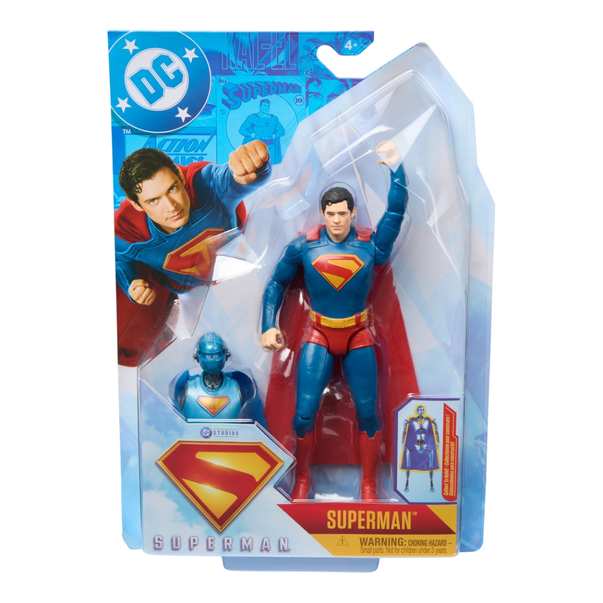DC Comics 6" Superman Movie Collection Assorted Action Figure Unisex, 5-7 Years