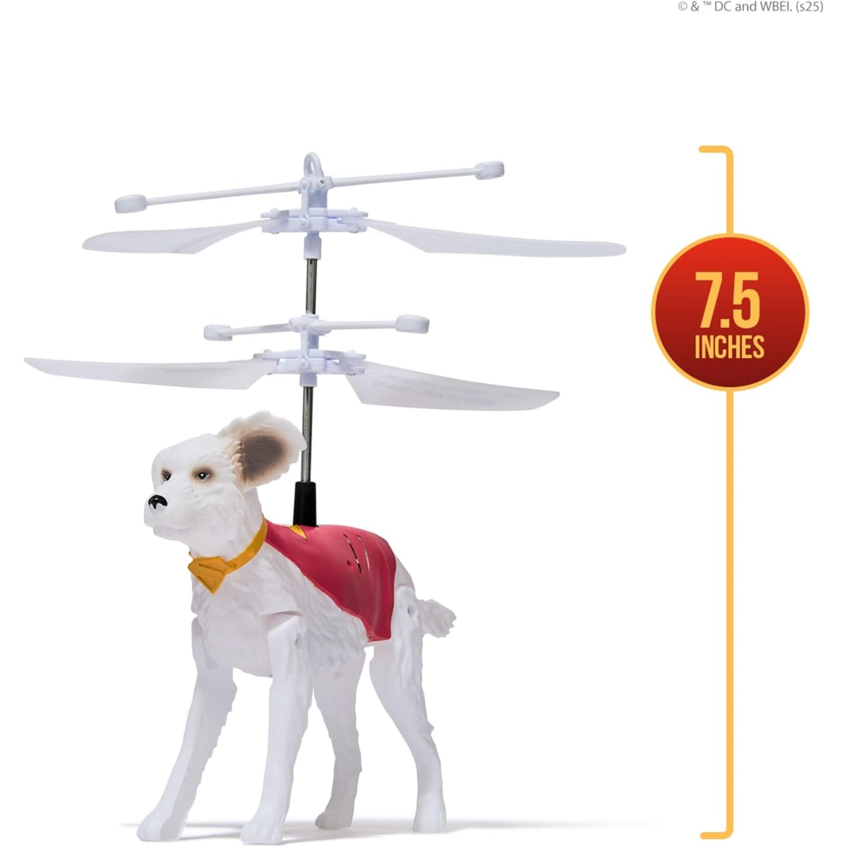 DC Comics 7.5" Superman Handheld Hovering Superdog Krypto Toy Unisex, 3-4 Years