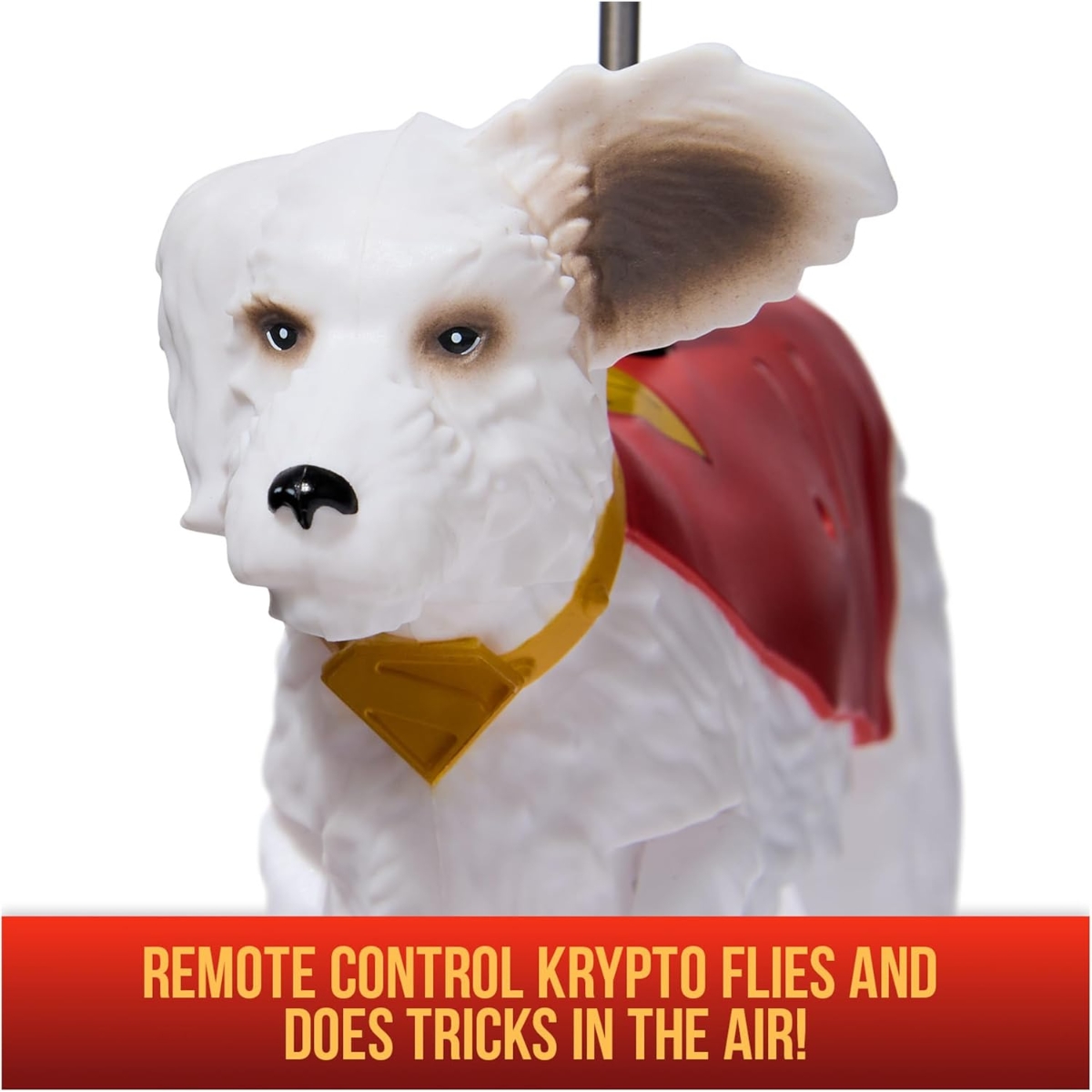 DC Comics 7.5" Superman Handheld Hovering Superdog Krypto Toy Unisex, 3-4 Years