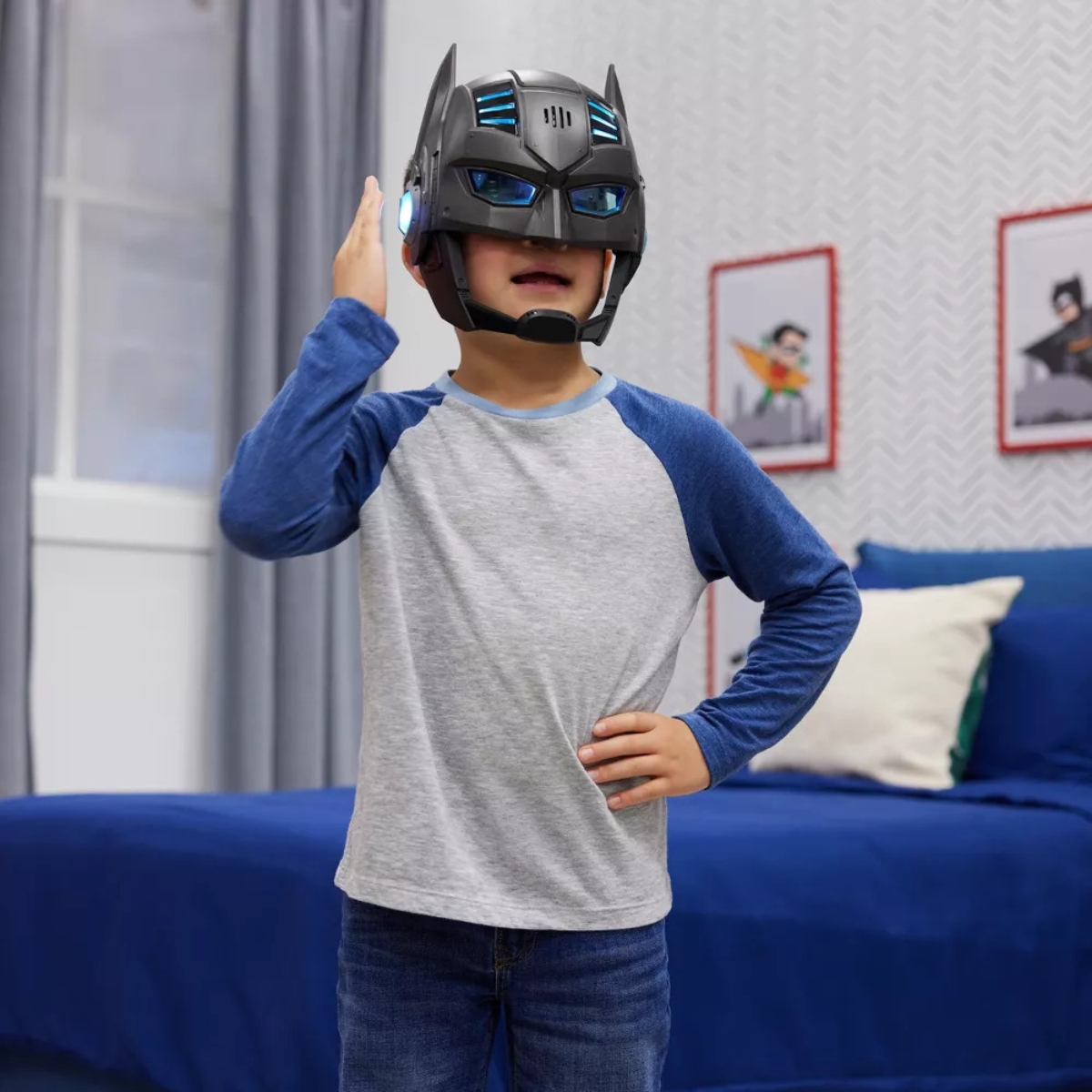 DC Comics Armor-Up Batman Mask Unisex, 5-7 Years