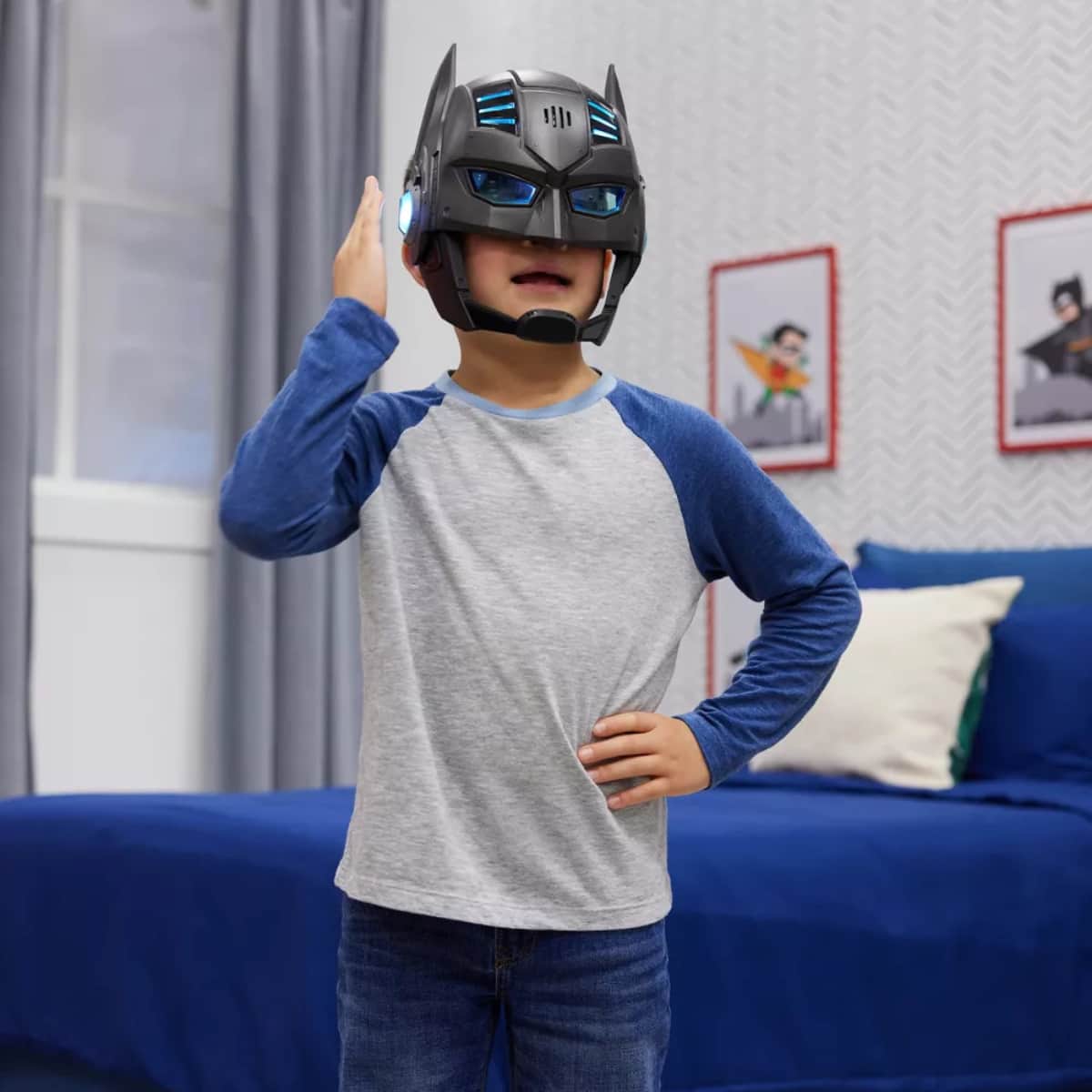 DC Comics Armor-Up Batman Mask Unisex, 5-7 Years