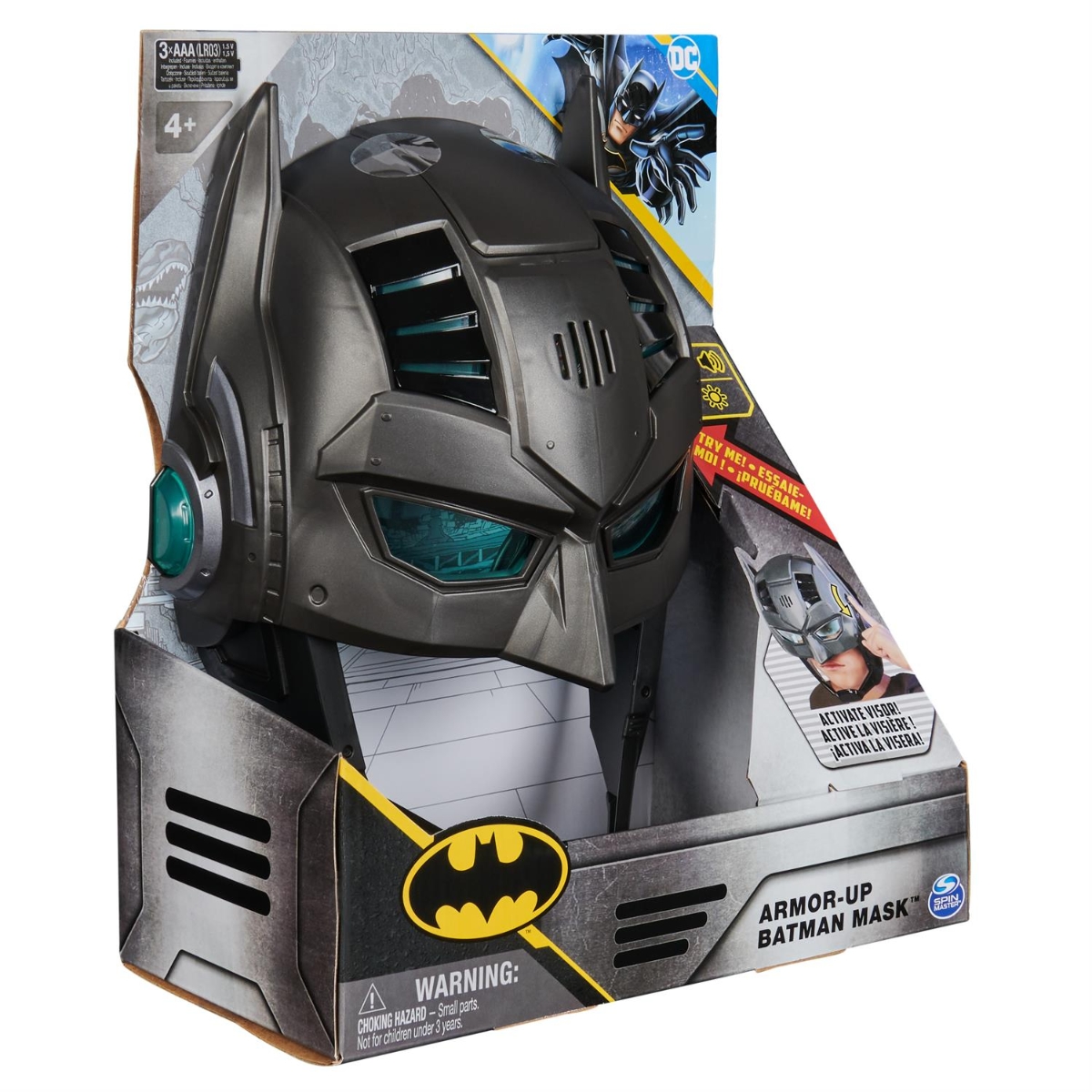 DC Comics Armor-Up Batman Mask Unisex, 5-7 Years