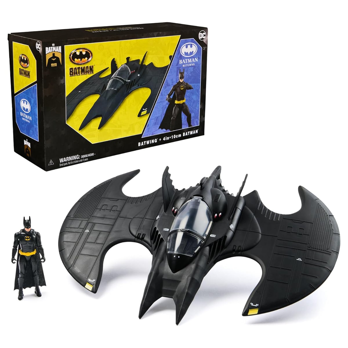 DC Comics Batman Returns Batwing & Batman Figure Playset Unisex, 3-4 Years