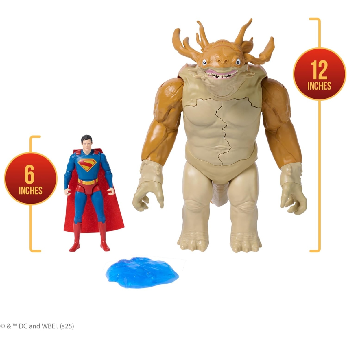 DC Comics Superman vs Kaiju Slime Battle Action Figure Unisex, 5-7 Years