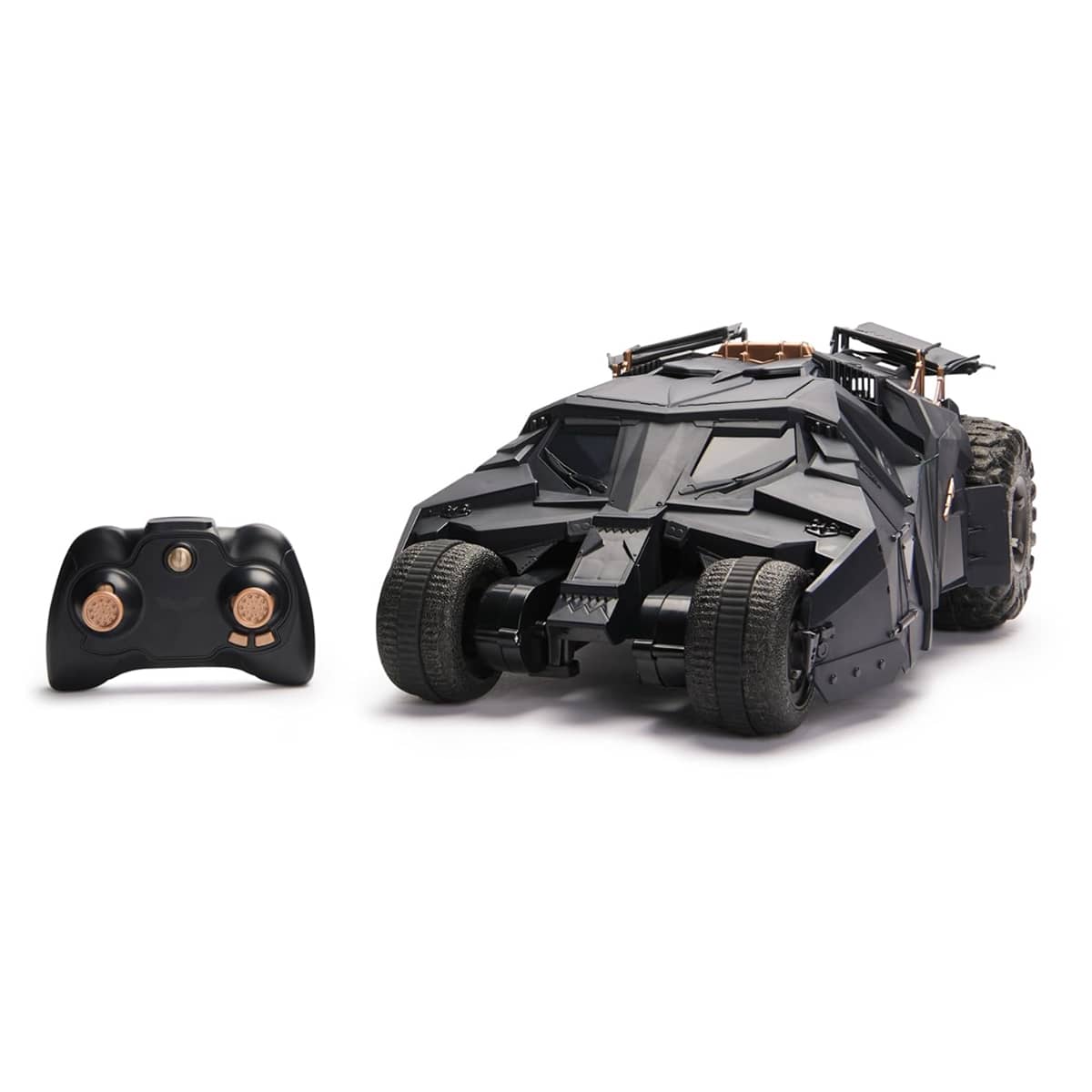 DC Comics The Dark Knight Trilogy Tumbler Batmobile RC Toy Race Car Unisex, 5-7 Years