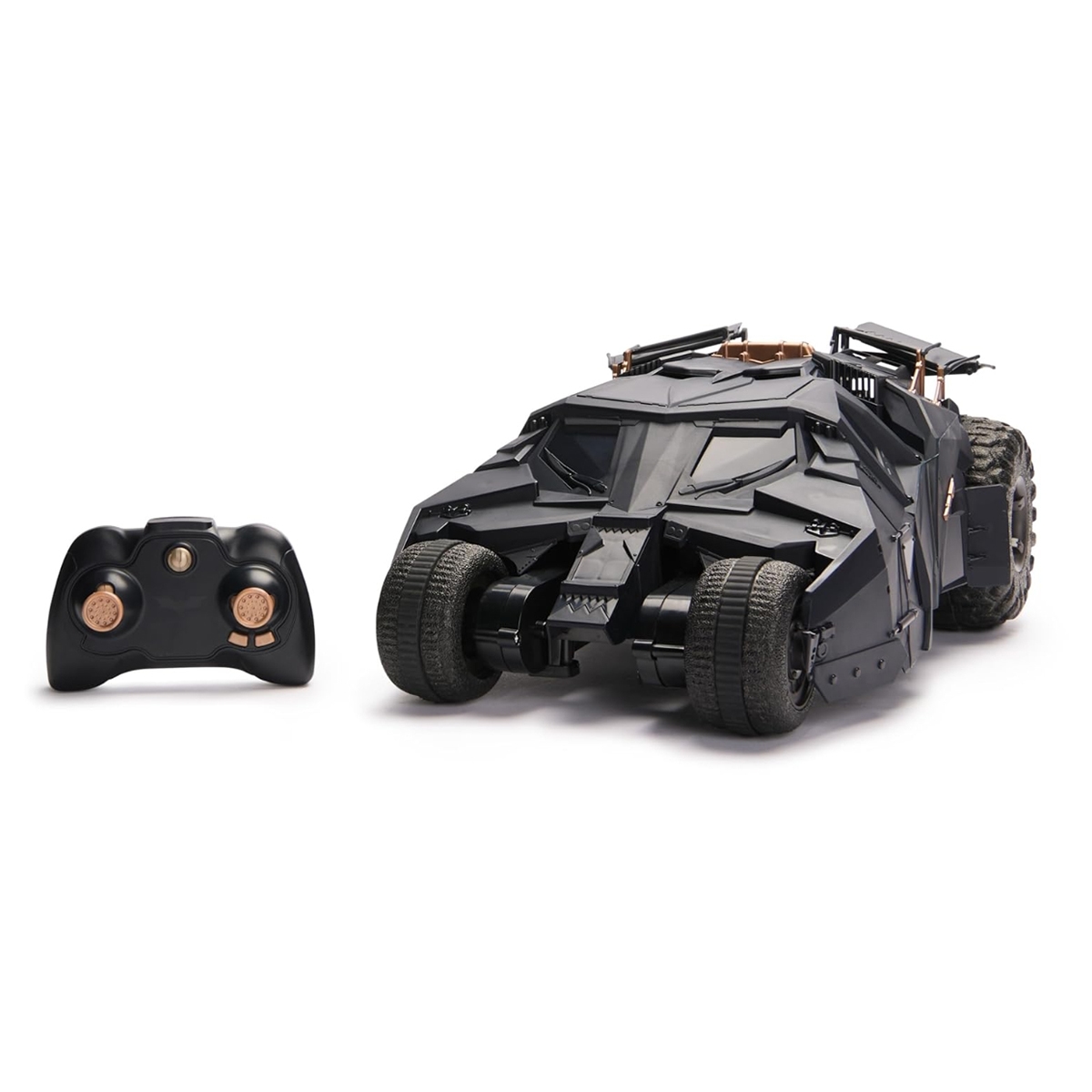 DC Comics The Dark Knight Trilogy Tumbler Batmobile RC Toy Race Car Unisex, 5-7 Years