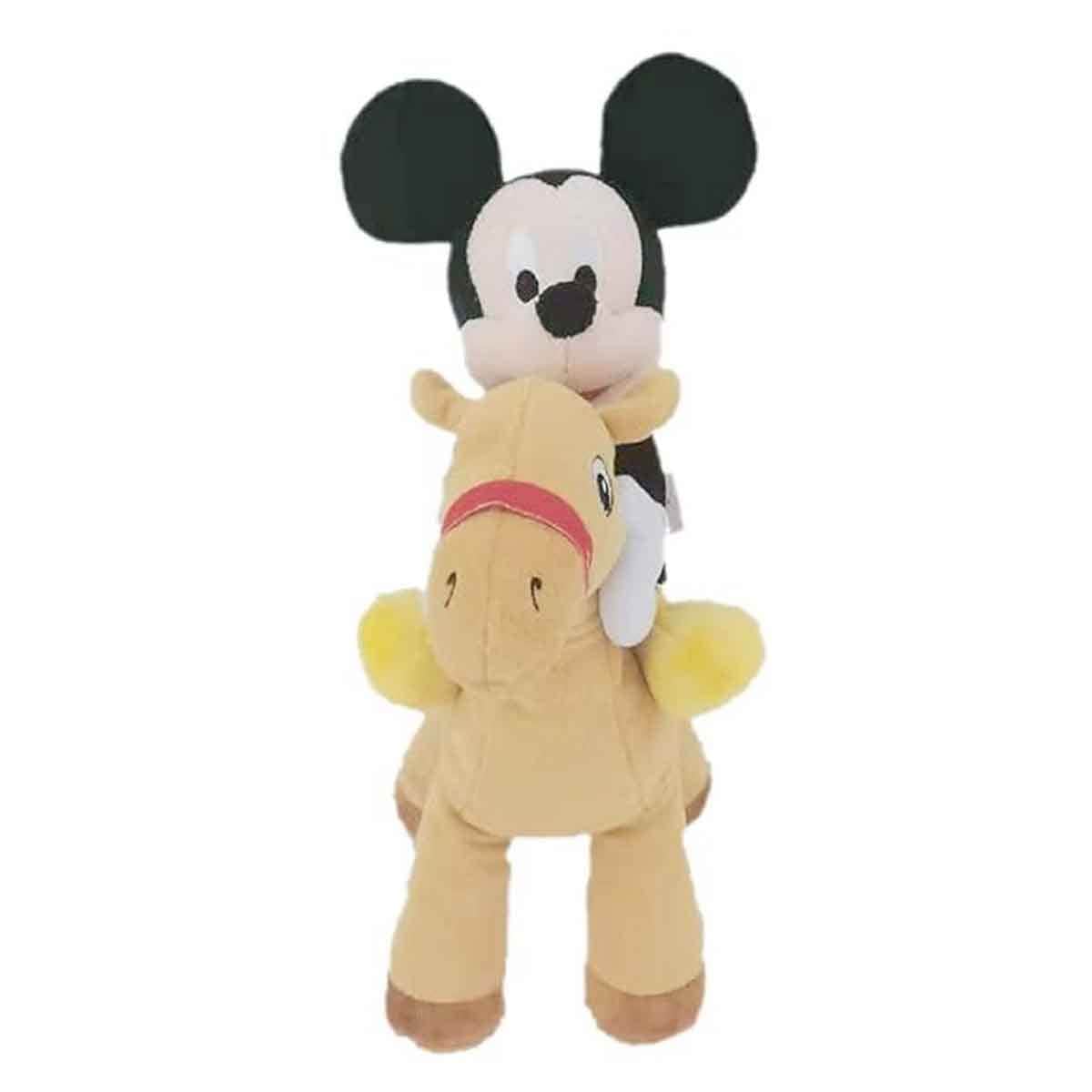 Disney 13″ Mickey On Camel Plush Toy Unisex, 3-4 Years