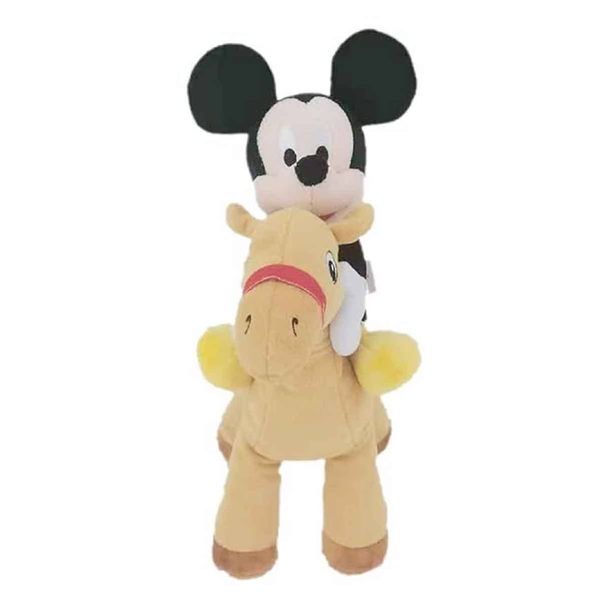 Disney 13″ Mickey On Camel Plush Toy Unisex, 3-4 Years