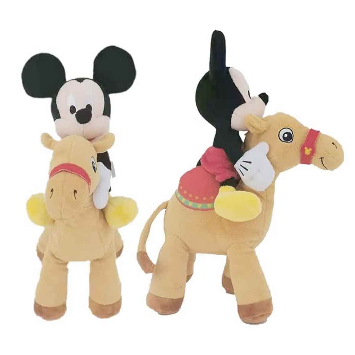 Disney 13″ Mickey On Camel Plush Toy Unisex, 3-4 Years